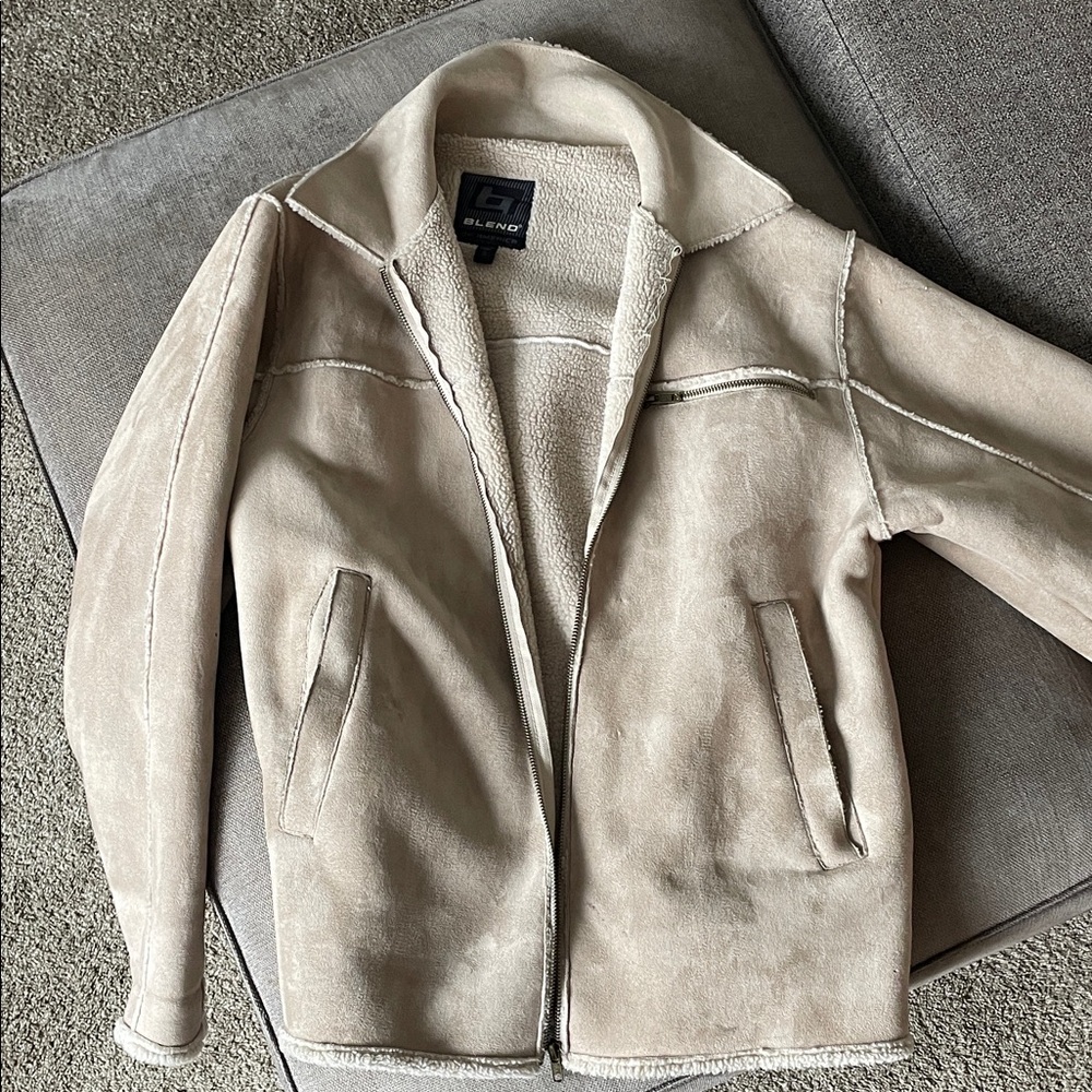 Men's Tan Teddy Jacket